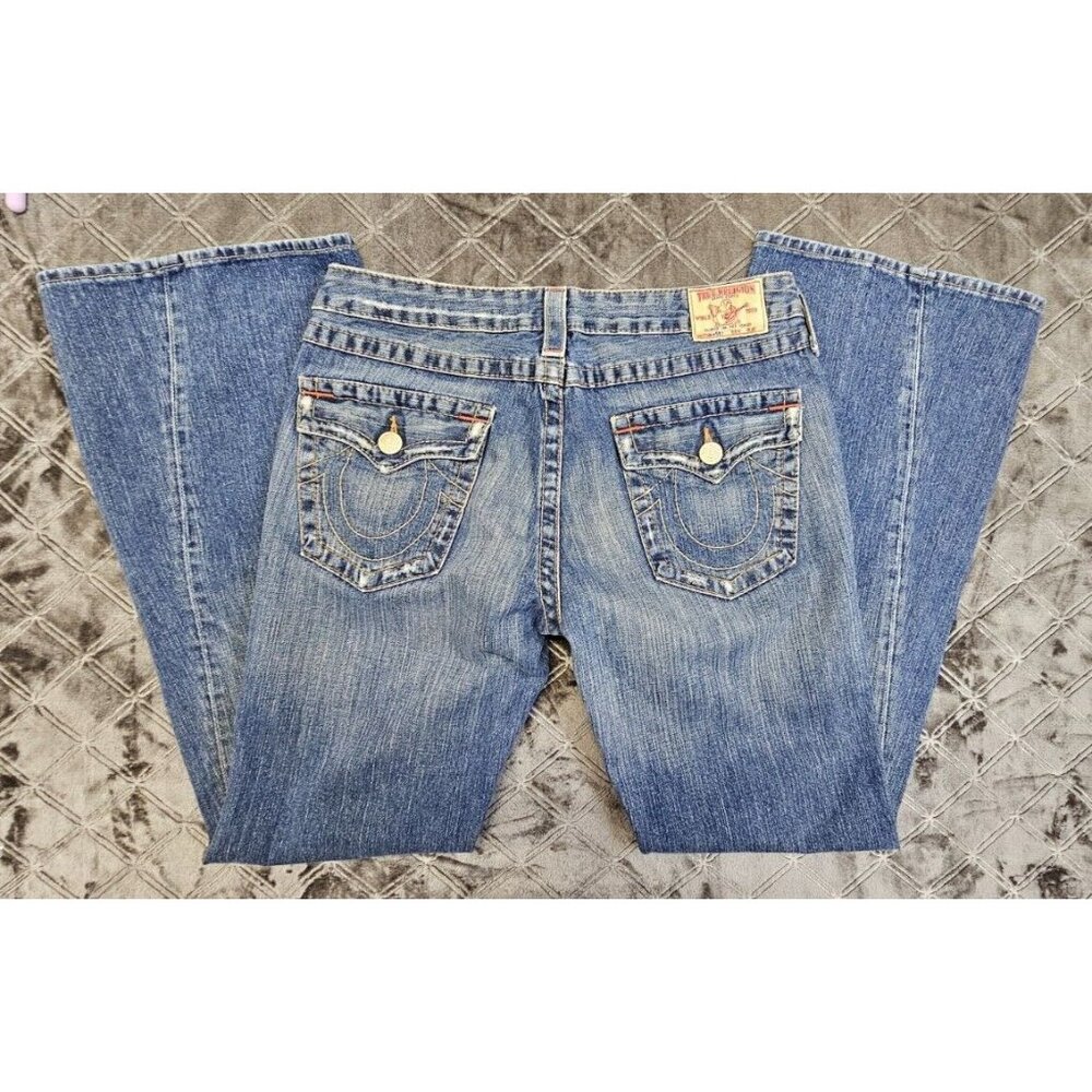 True Religion Blue Boot Cut Jeans